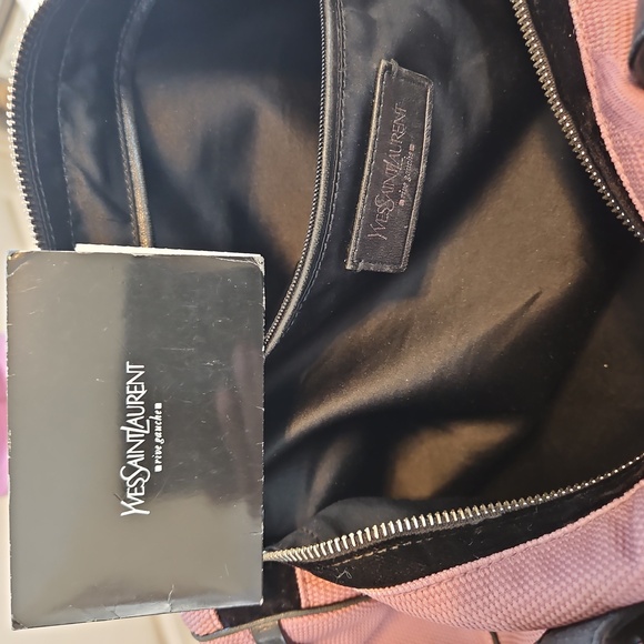 Yves Saint Laurent Rive Gauche Nylon Shoulder Bag - Picture 8 of 11